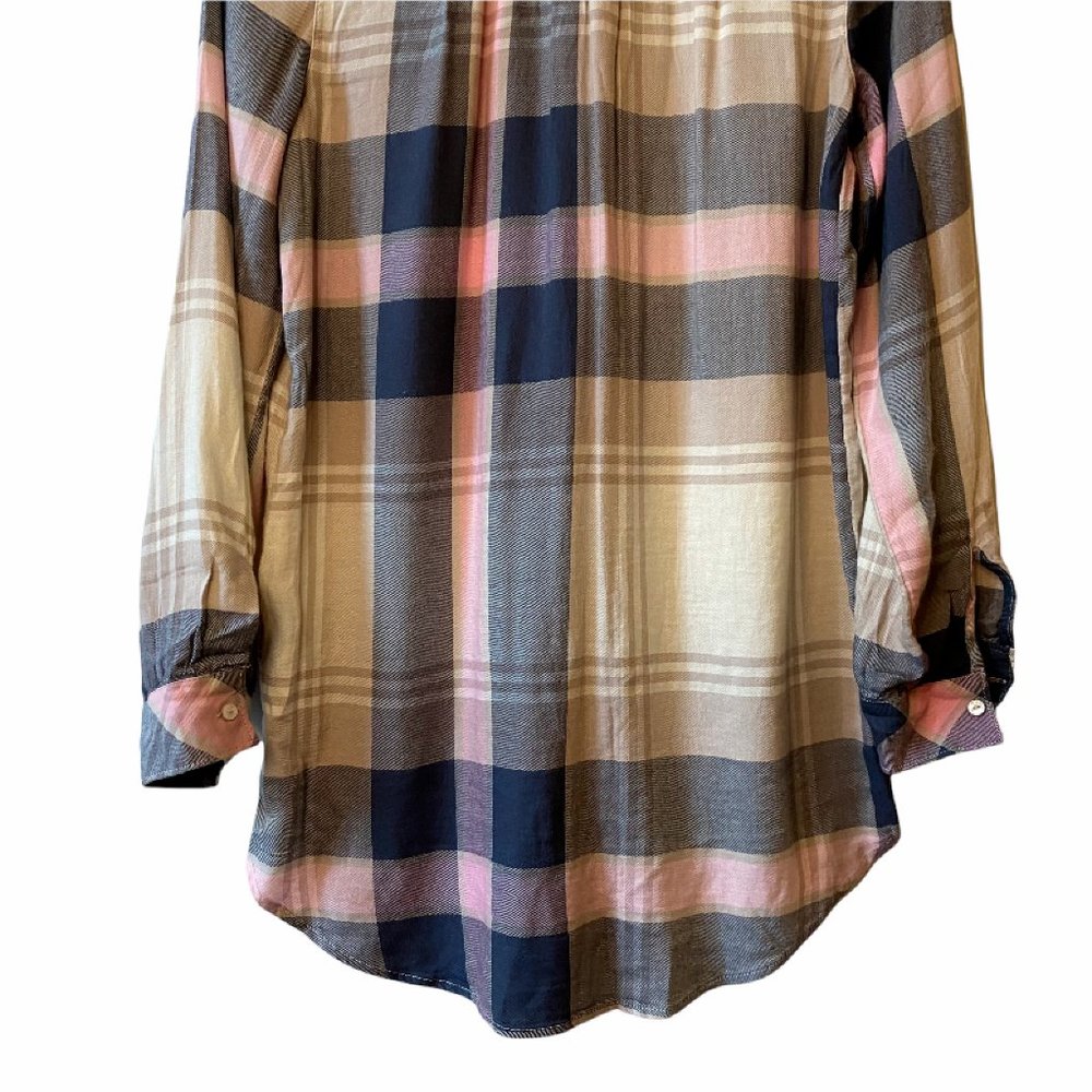 Aerie | NWT Plaid Long Sleeve Button Down - Picture 7 of 8